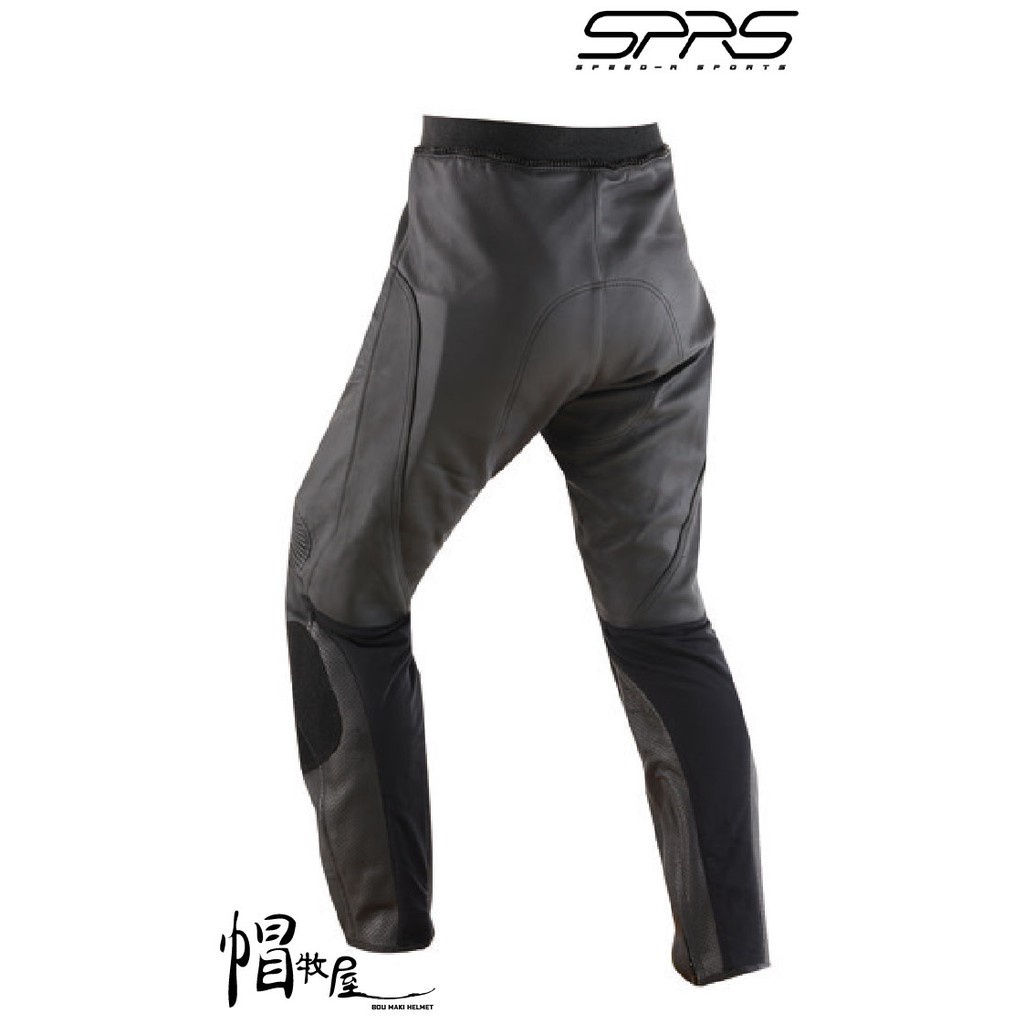 【帽牧屋】SPEED-R V2 leather pant 騎士真皮牛革長褲 競技款 CE護具 重機 經典黑