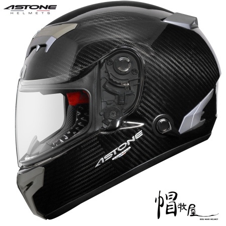 【帽牧屋】法國 ASTONE GTR 全罩式安全帽 碳纖維 輕量 內襯全可拆 內墨片 雙D扣 碳纖