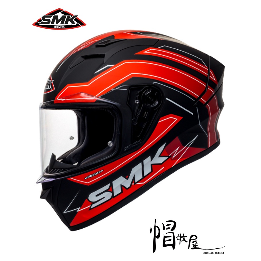 【帽牧屋】SMK STELLAR BOLT MA231 全罩 安全帽 雙D扣 內襯全可拆 電光風暴