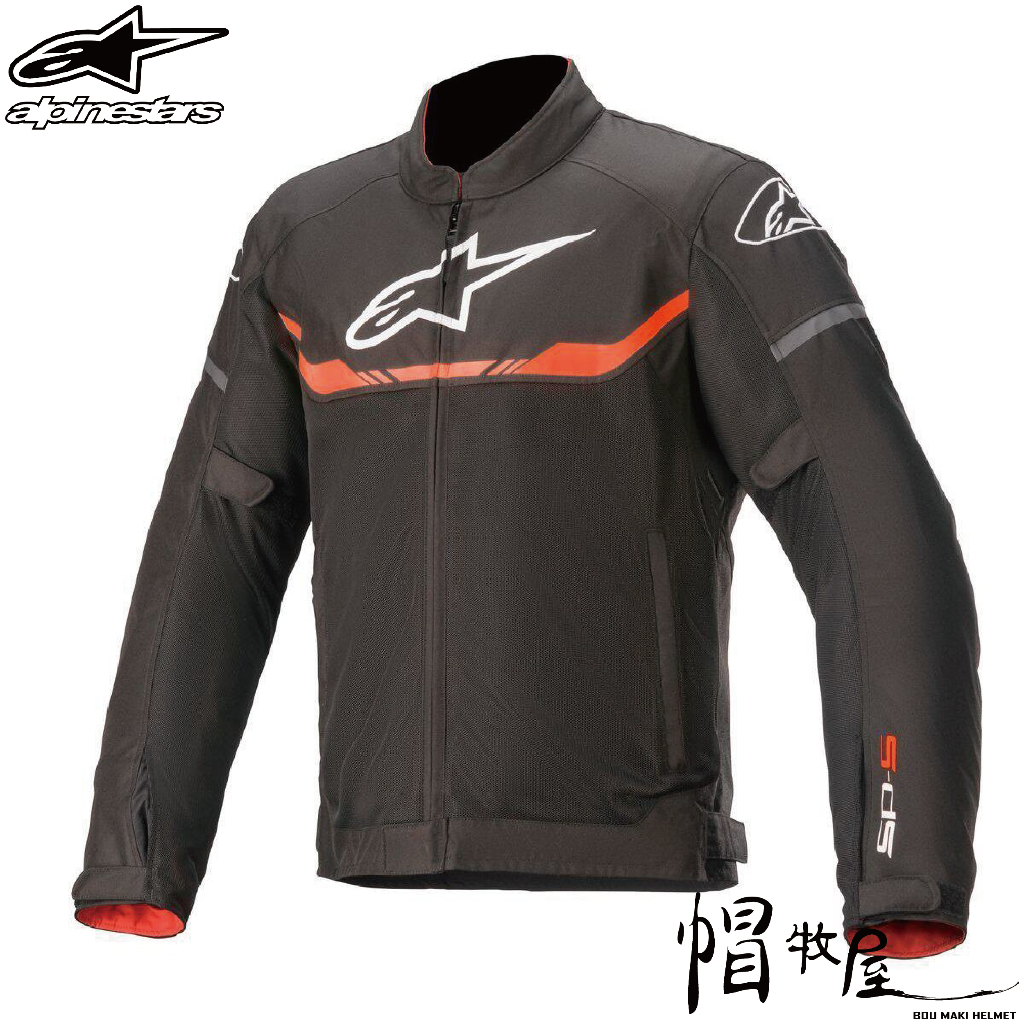 【帽牧屋】A星 alpinestars T-SP S AIR JACKET 防摔衣 防摔夾克 黑紅色 夏季款