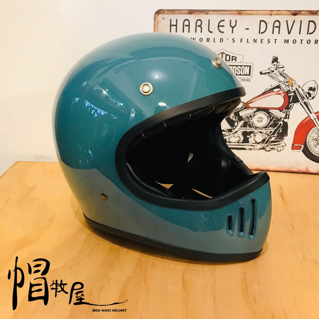 【帽牧屋】台灣 海鳥 PN863 外銷款 山車帽 全罩安全帽 藍