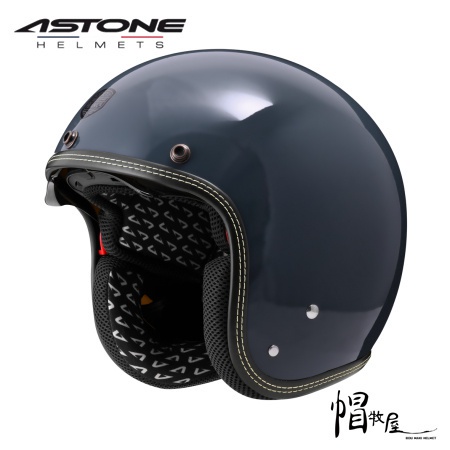 【帽牧屋】ASTONE SP3 3/4罩 安全帽 半罩 復古 內藏墨片 水泥藍