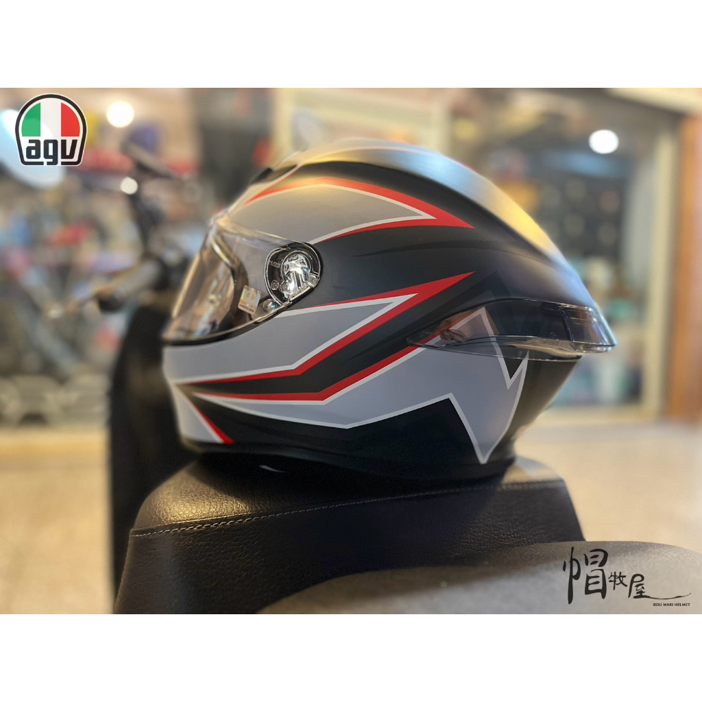 【帽牧屋】義大利 AGV K6S 安全帽 全新改款 限量 雙D扣 消黑灰紅 全罩