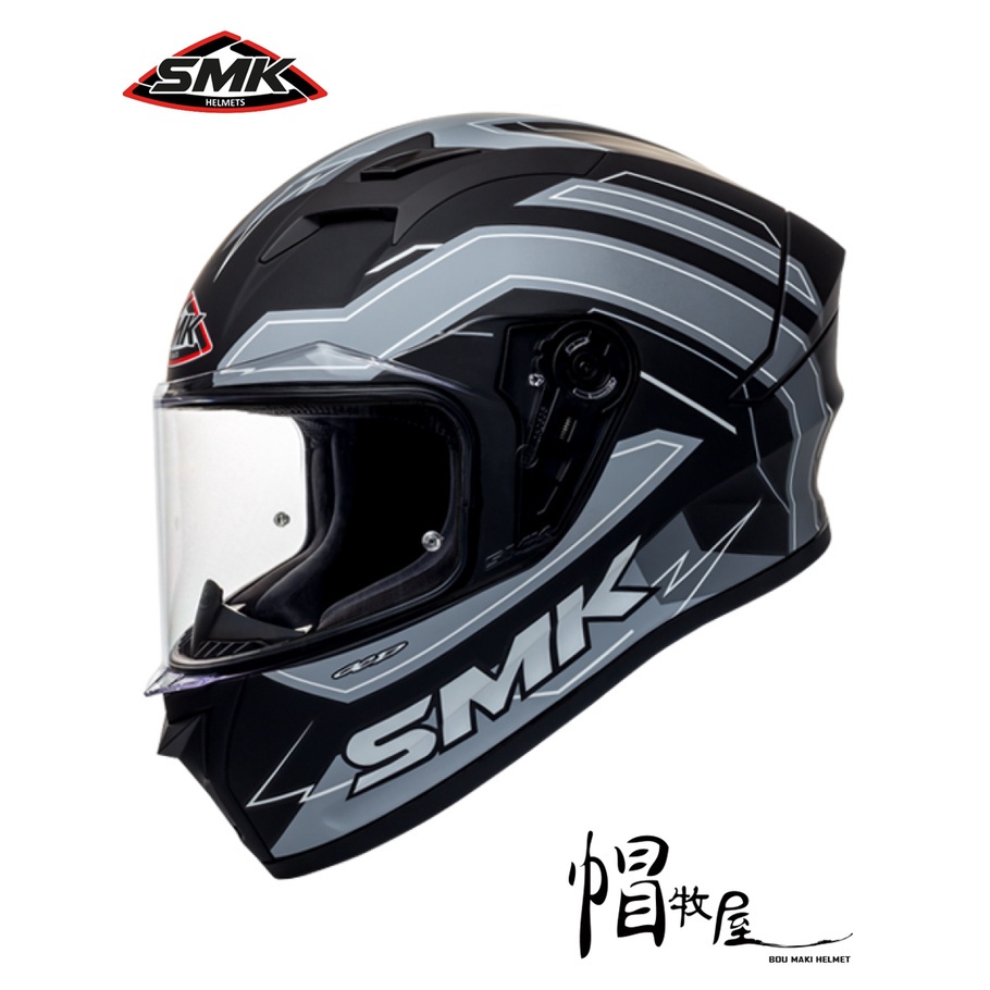 【帽牧屋】SMK STELLAR BOLT MA261 全罩 安全帽 雙D扣 內襯全可拆 電光風暴