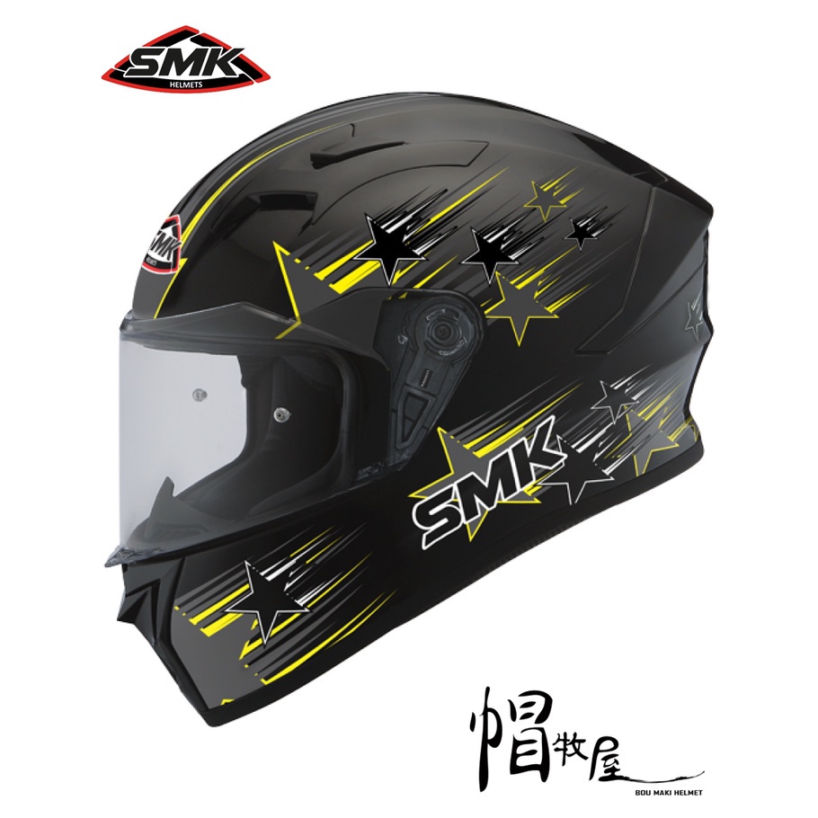 【帽牧屋】SMK STELLAR RAIN STAR MA264 全罩 安全帽 雙D扣 內襯全可拆 星願者