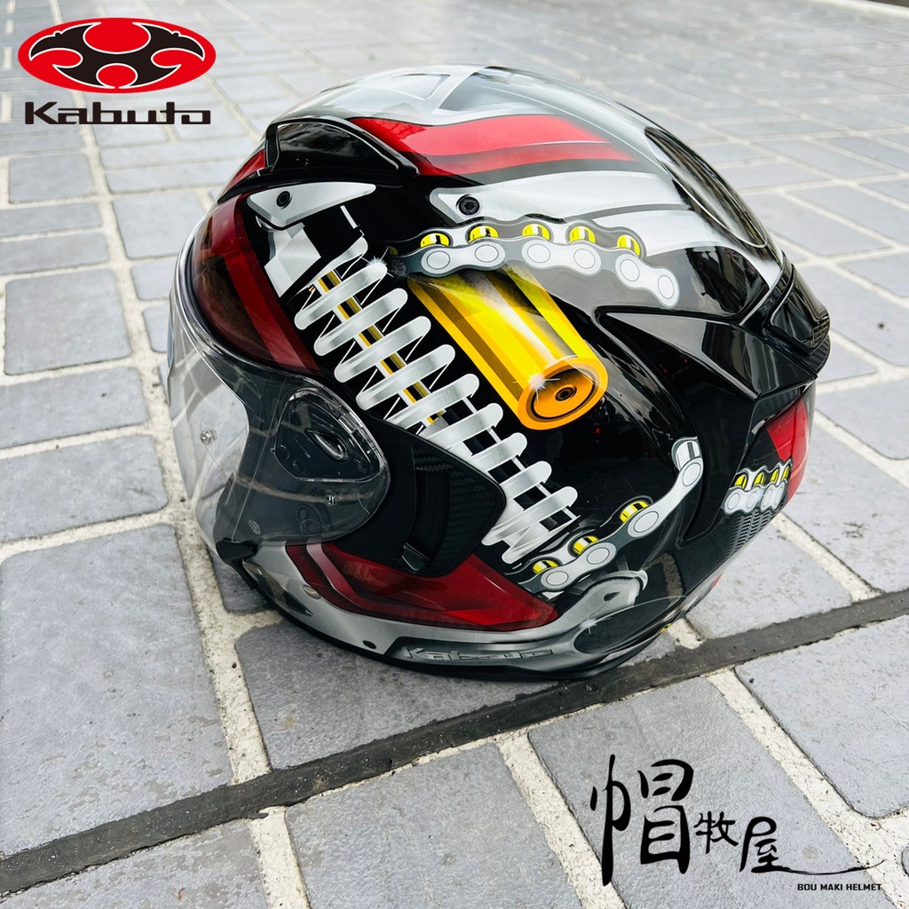 【帽牧屋】日本 OGK KABUTO EXCEED MACHINE 3/4罩 安全帽 內置墨片 半罩 內襯全可拆 黑/銀