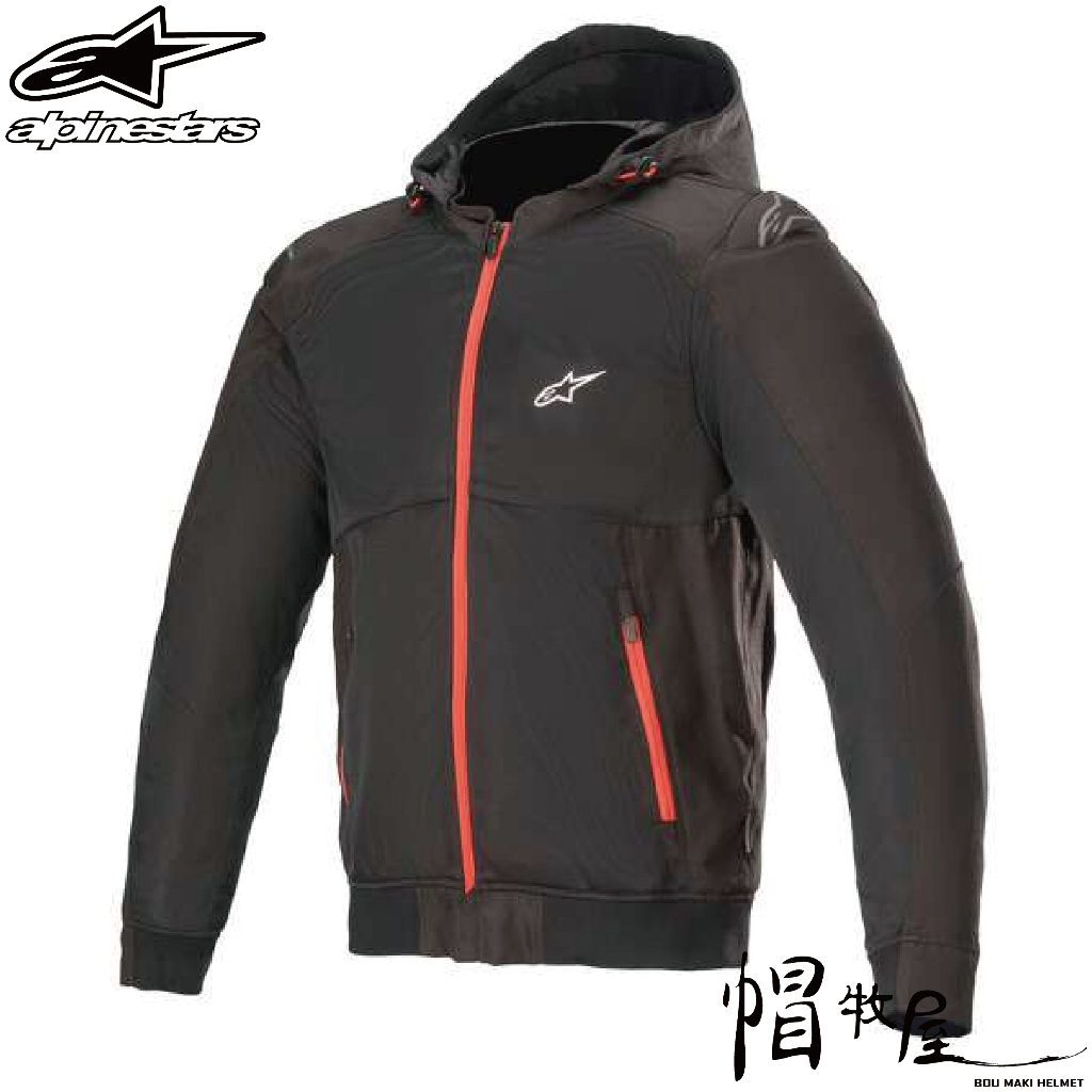 【帽牧屋】A星 alpinestars SEKTOR MESH V2 HOODIE ASIA 防摔衣 黑色 夏季款