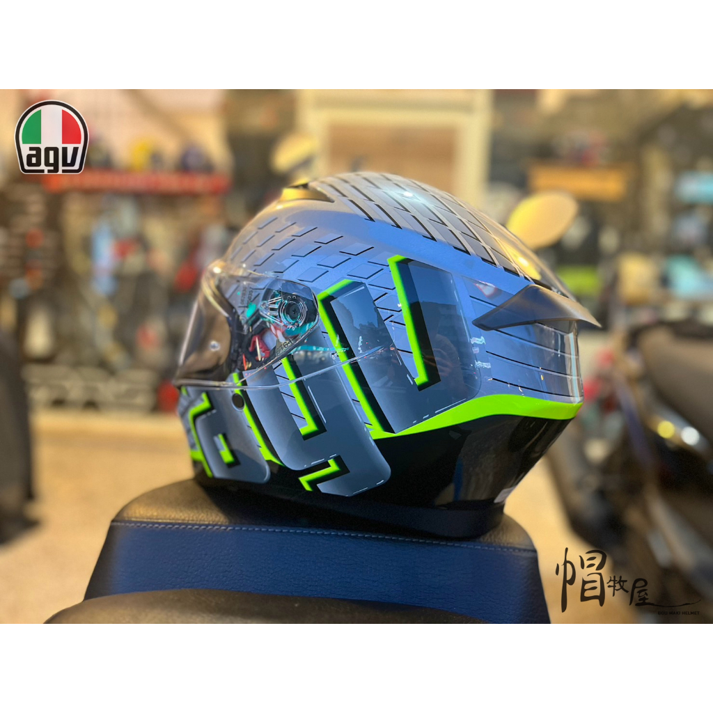 【帽牧屋】義大利 AGV K3 FORTIFY 全新改款 限量 雙D扣 灰黑黃 全罩