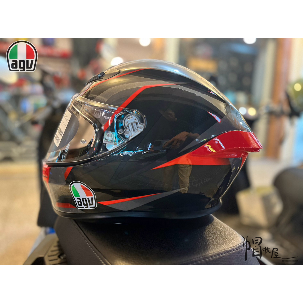 【帽牧屋】義大利 AGV K6S 全罩 安全帽 進口帽 全新改款 限量 雙D扣 黑灰紅 