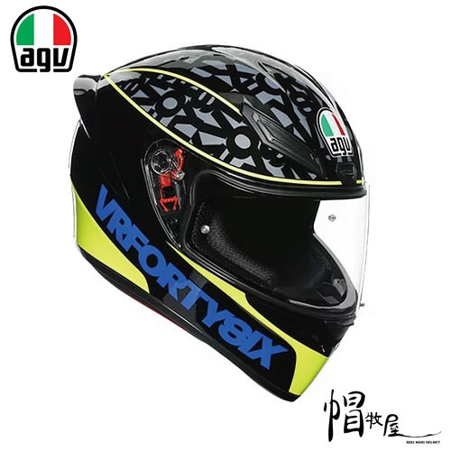 【帽牧屋】『預購』義大利 AGV K1 Speed 46 亞洲版 全罩安全帽 內襯可拆 透氣