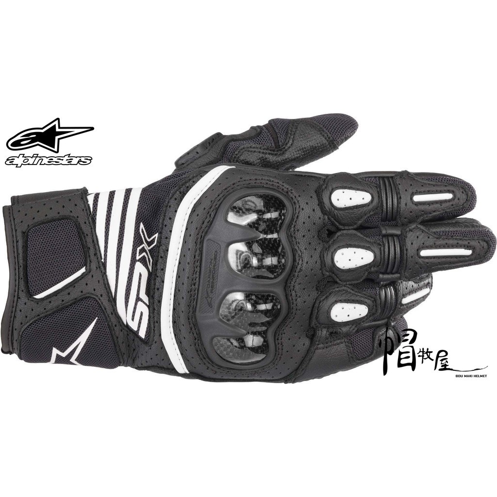 【帽牧屋】義大利 Alpinestars SPX Air Carbon V2 防摔手套 夏季 手套 碳纖護具 黑