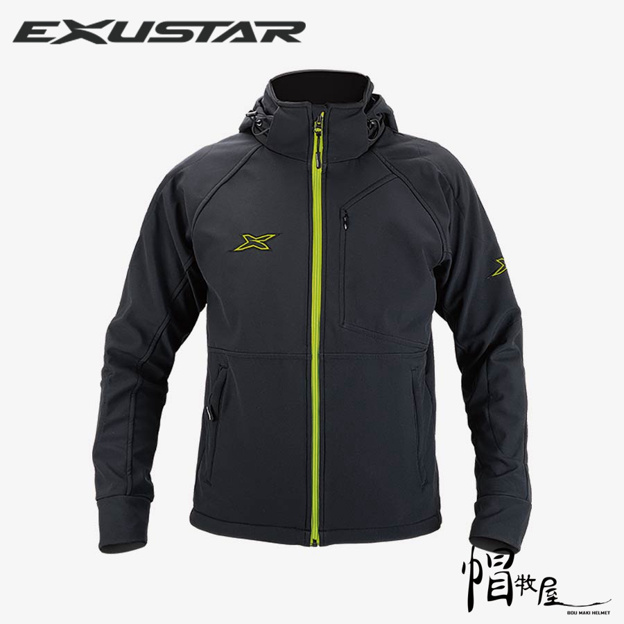 【帽牧屋】Exustar E-MJ510 休閒夾克 休閒防摔衣 防摔衣 軟式護具 防風 防潑水 護具 黑綠